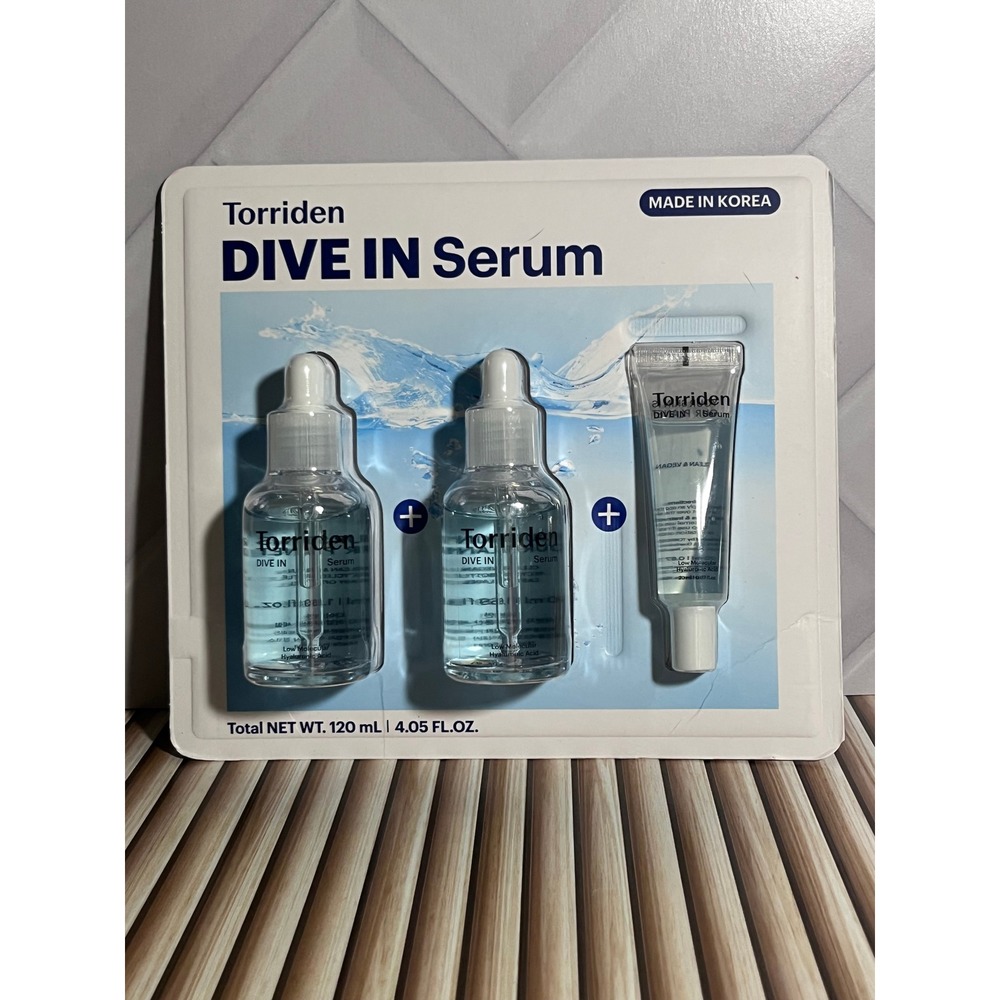 Torriden DIVE IN Low-Molecular Hyaluronic Acid Serum Set (120 mL / 4.05 fl. oz.)